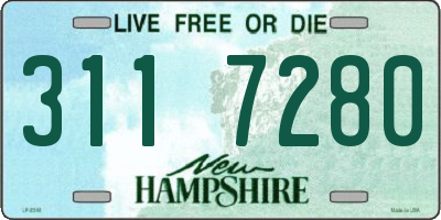 NH license plate 3117280