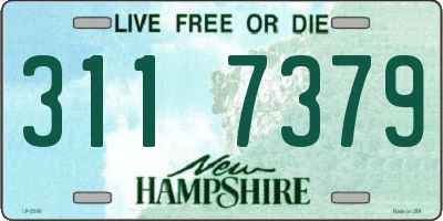 NH license plate 3117379