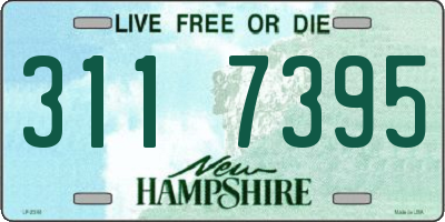 NH license plate 3117395