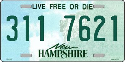 NH license plate 3117621