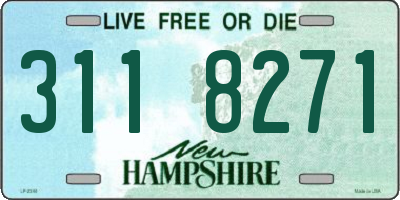 NH license plate 3118271