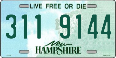 NH license plate 3119144