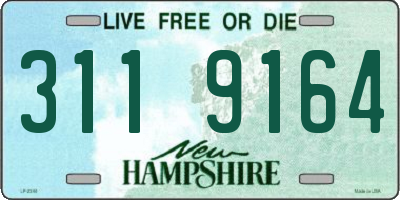 NH license plate 3119164