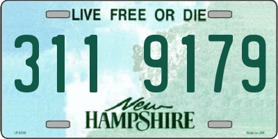 NH license plate 3119179