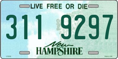NH license plate 3119297