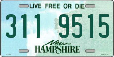 NH license plate 3119515