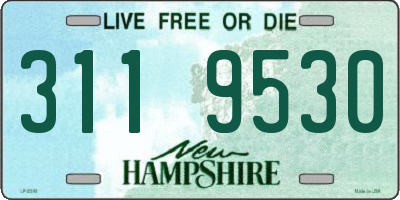 NH license plate 3119530