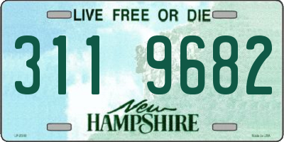NH license plate 3119682