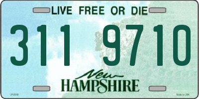 NH license plate 3119710