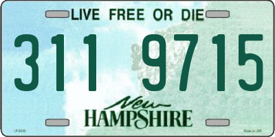NH license plate 3119715