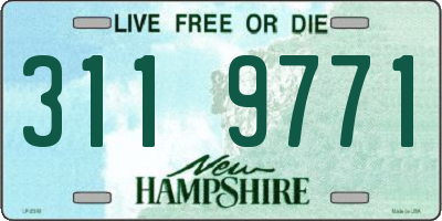 NH license plate 3119771
