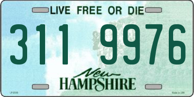 NH license plate 3119976