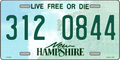NH license plate 3120844