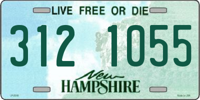NH license plate 3121055