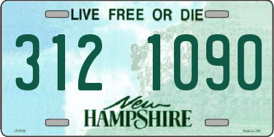 NH license plate 3121090