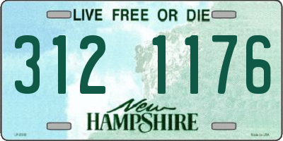 NH license plate 3121176