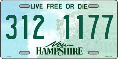 NH license plate 3121177