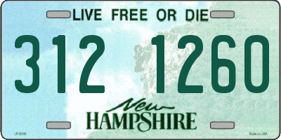 NH license plate 3121260