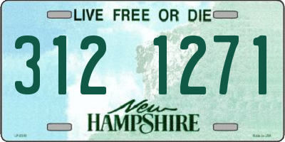 NH license plate 3121271