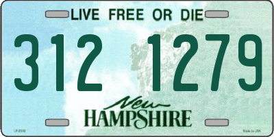 NH license plate 3121279