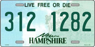 NH license plate 3121282