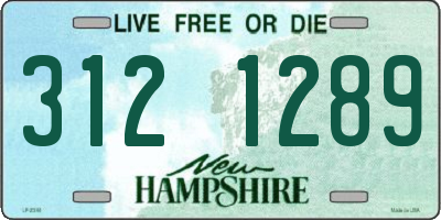 NH license plate 3121289