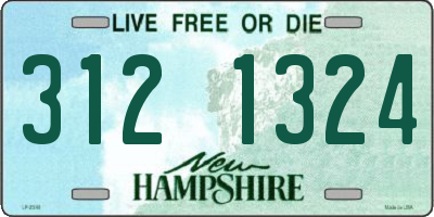 NH license plate 3121324