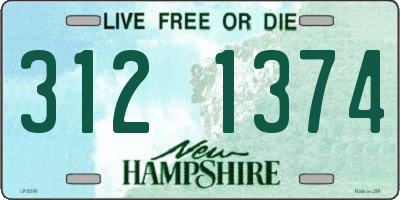 NH license plate 3121374