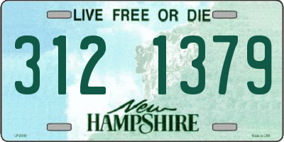 NH license plate 3121379