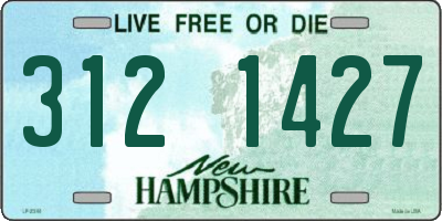 NH license plate 3121427