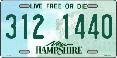 NH license plate 3121440