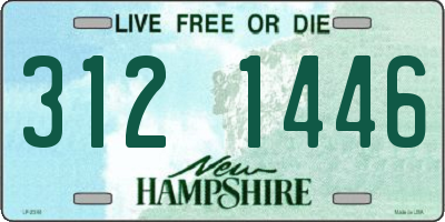NH license plate 3121446