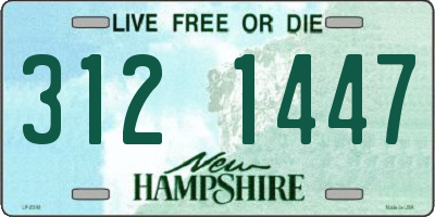 NH license plate 3121447