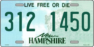 NH license plate 3121450