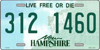 NH license plate 3121460
