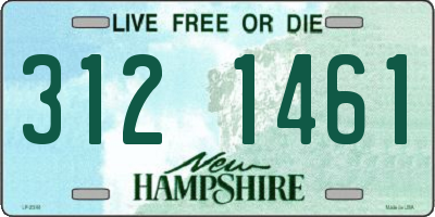 NH license plate 3121461