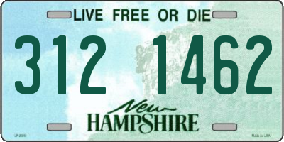 NH license plate 3121462