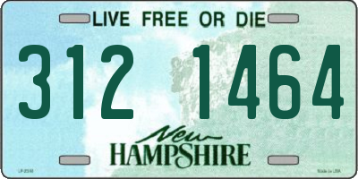 NH license plate 3121464