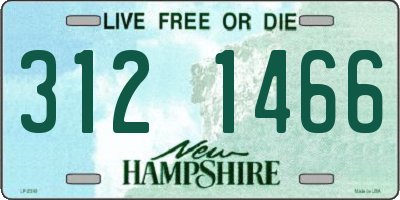 NH license plate 3121466