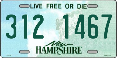 NH license plate 3121467