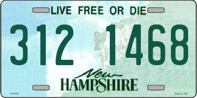 NH license plate 3121468