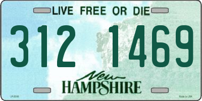 NH license plate 3121469