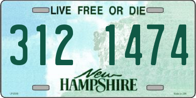 NH license plate 3121474