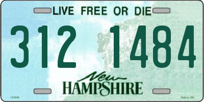 NH license plate 3121484
