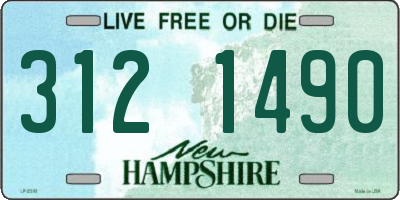 NH license plate 3121490