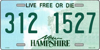 NH license plate 3121527