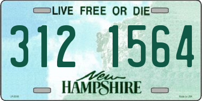 NH license plate 3121564