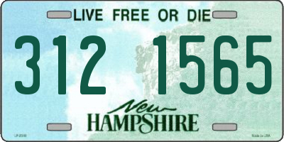 NH license plate 3121565