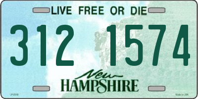 NH license plate 3121574