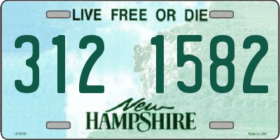 NH license plate 3121582